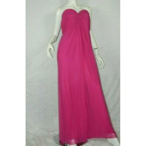 Tadashi Shoji Dress Pink Strapless Sweetheart Plus Size Dress Size XXL.